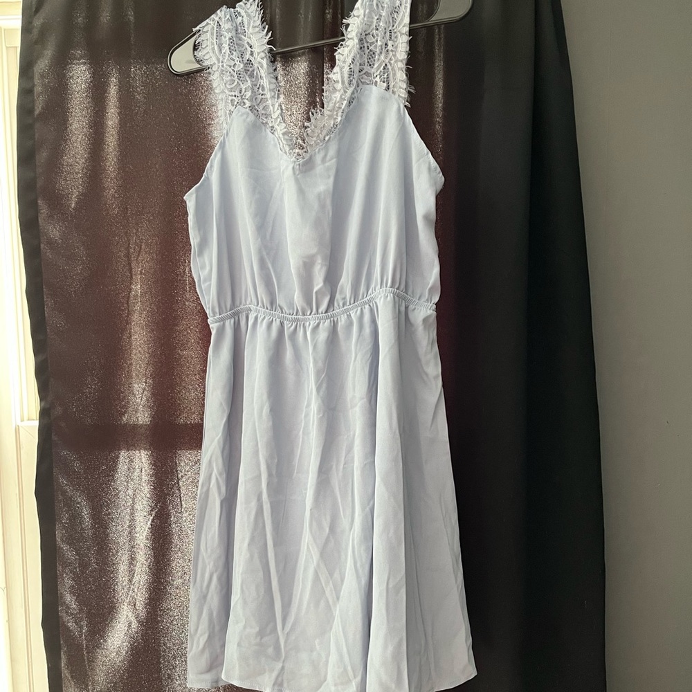 SHEIN slate blue dress. Size L